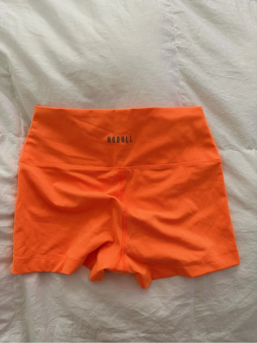 Nobull High-Waist Orange Women’s Performance Shorts